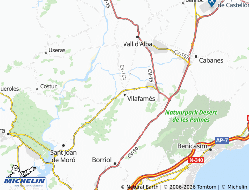 Mappa MICHELIN Vilafamés - ViaMichelin