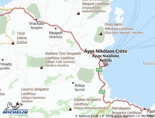 MICHELIN Fioratzides map - ViaMichelin