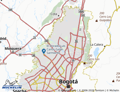 Carte MICHELIN Rincón de Suba - ViaMichelin