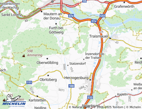 MICHELIN Kuffern map - ViaMichelin