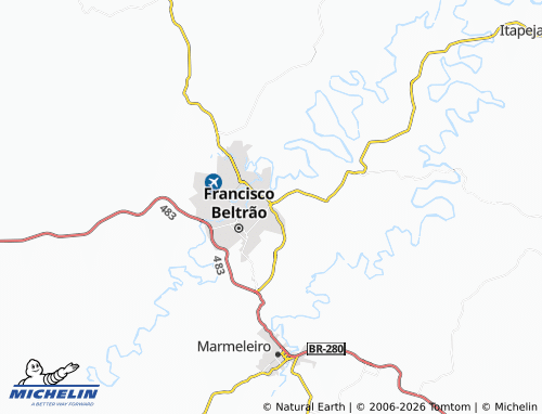 Carte MICHELIN Miniguaçu - ViaMichelin