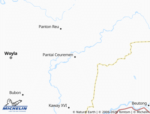 Mapa MICHELIN Pantai Ceuremen - ViaMichelin