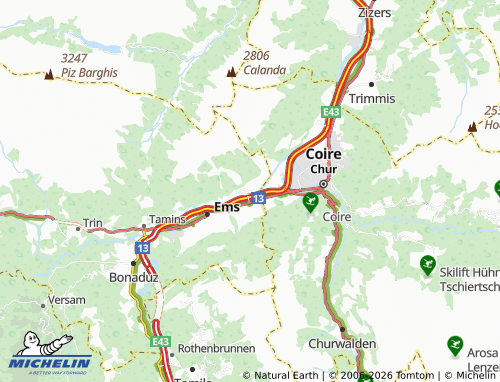 Mapa MICHELIN Felsberg - ViaMichelin