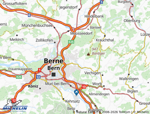 Mapa MICHELIN Bolligen - ViaMichelin