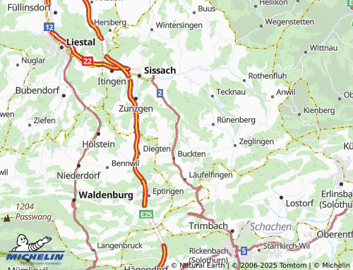 MICHELIN-Landkarte Rümlingen - ViaMichelin