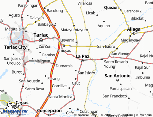 MICHELIN Caramutan map - ViaMichelin