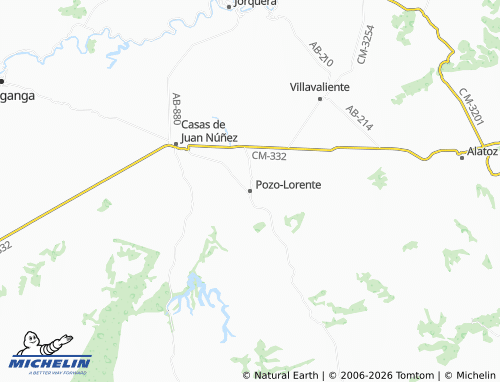 Mapa MICHELIN Pozo-Lorente - ViaMichelin