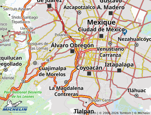 Mapa MICHELIN Parque San Antonio - ViaMichelin