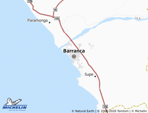 Mappa MICHELIN Barranca - ViaMichelin