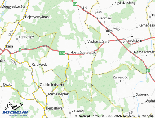 Mapa MICHELIN Bögöte - ViaMichelin