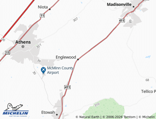 Mapa MICHELIN Englewood - ViaMichelin