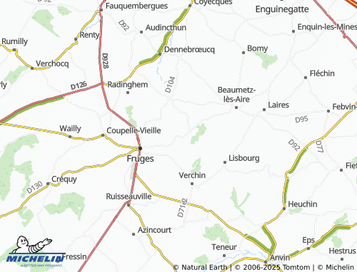 Carte MICHELIN Lugy - ViaMichelin
