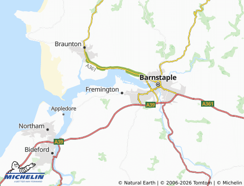 MICHELIN Fremington map - ViaMichelin