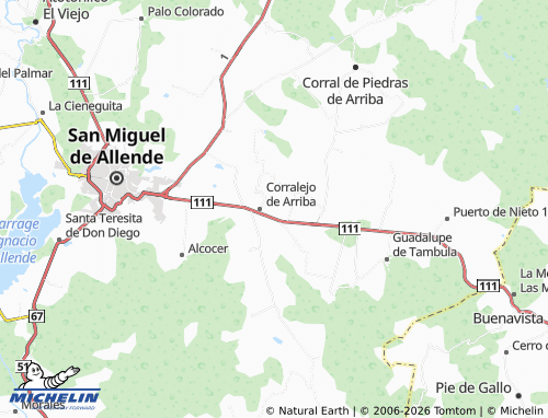 Mappa MICHELIN El Mezquite - ViaMichelin