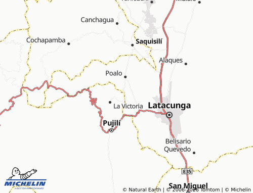 MICHELIN 11 de Noviembre map - ViaMichelin