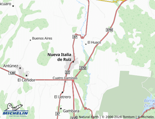 Mapa MICHELIN Obrera - ViaMichelin