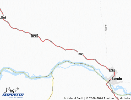 MICHELIN Dekere map - ViaMichelin
