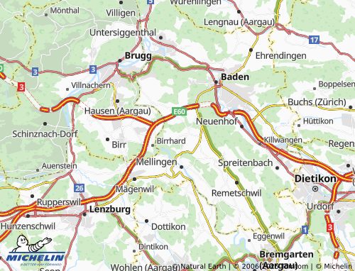 Kaart MICHELIN Rütihof - ViaMichelin