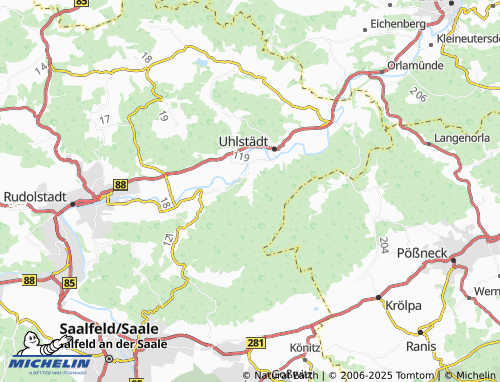 Mappa MICHELIN Weißbach - ViaMichelin
