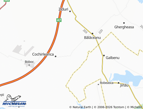 MICHELIN Roșioru map - ViaMichelin