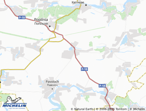 Mapa MICHELIN Parypsy - ViaMichelin