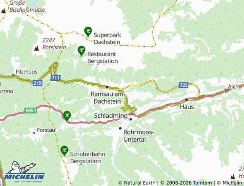 Mappa MICHELIN Ramsau-Kulm - ViaMichelin