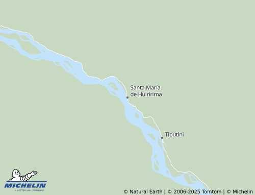 Carte MICHELIN Santa María de Huiririma - ViaMichelin