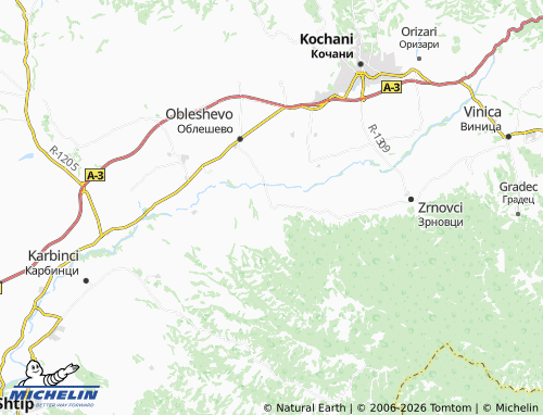 MICHELIN Teranci map - ViaMichelin