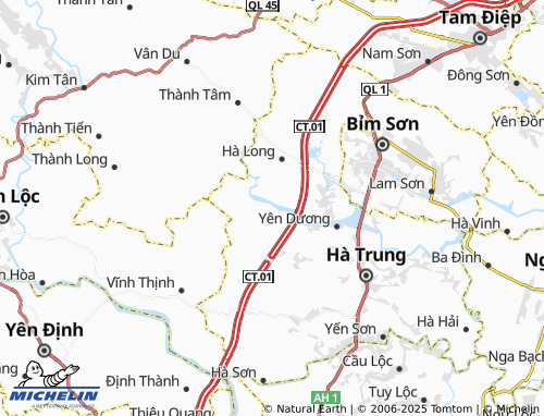 MICHELIN Hà Tiến map - ViaMichelin
