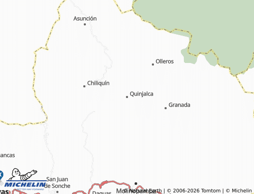 MICHELIN Quinjalca map - ViaMichelin