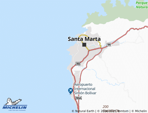 MICHELIN Santa María del Mar map - ViaMichelin