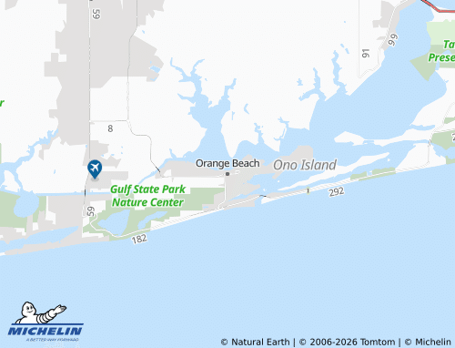 Mappa MICHELIN Orange Beach - ViaMichelin