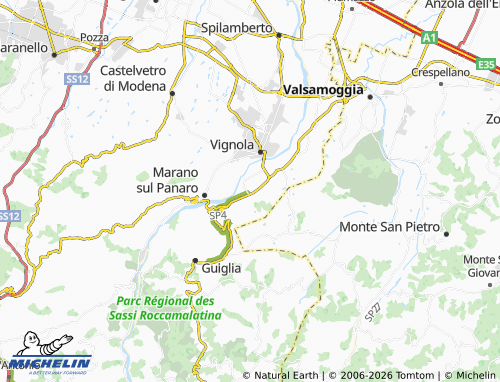 Mappa MICHELIN Garofano - ViaMichelin