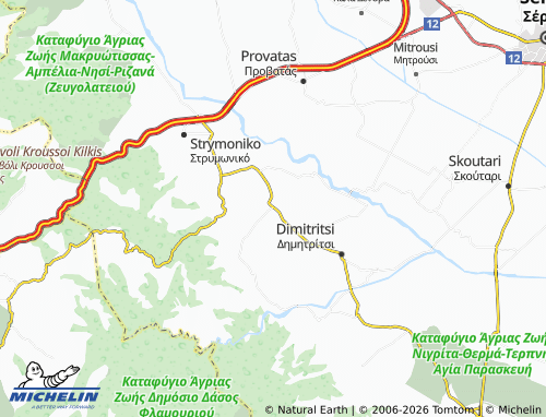 Mapa MICHELIN Ampeloi - ViaMichelin