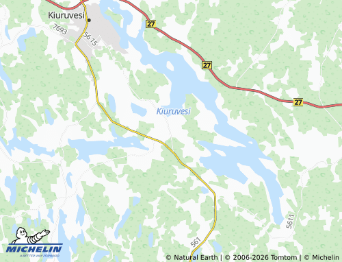 MICHELIN Ryönänjoki map - ViaMichelin