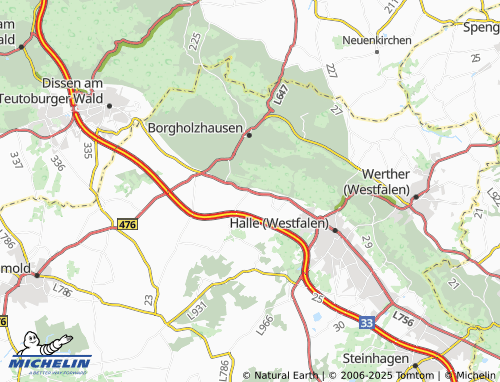 MICHELIN Cleve map - ViaMichelin