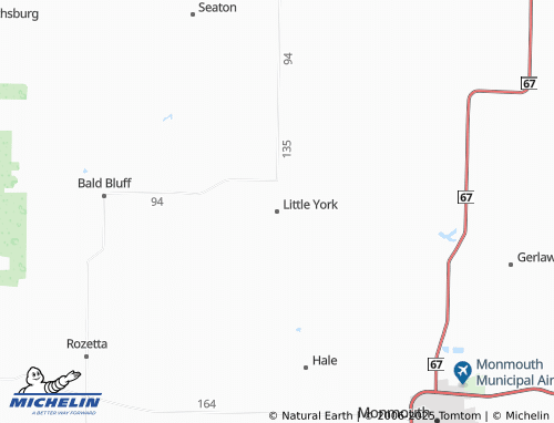 MICHELIN Little York map - ViaMichelin