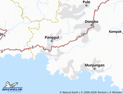 MICHELIN Ngrencak map - ViaMichelin