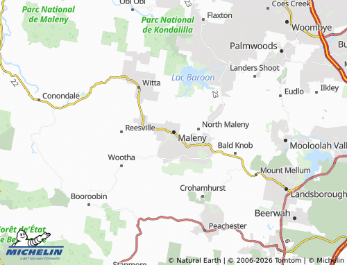 MICHELIN Maleny map - ViaMichelin