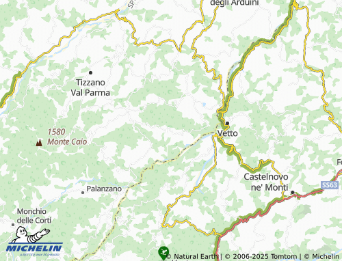 Carte MICHELIN Ruzzano - ViaMichelin