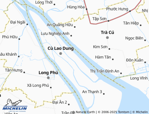 MICHELIN An Thạnh Đông map - ViaMichelin