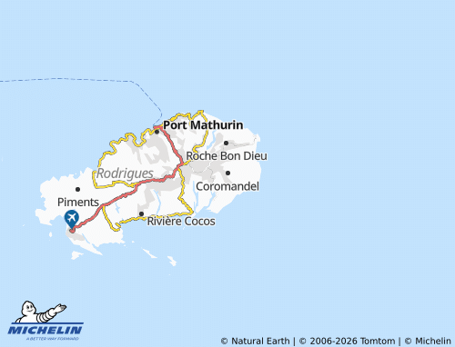 MICHELIN-Landkarte Coromandel - ViaMichelin