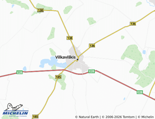 MICHELIN Vilkaviškis map - ViaMichelin