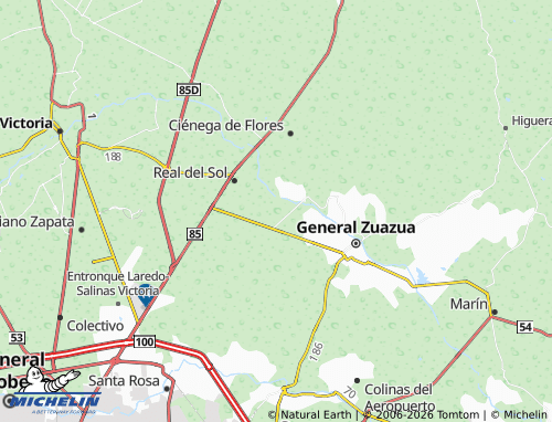 Mappa MICHELIN Hacienda San Pedro - ViaMichelin
