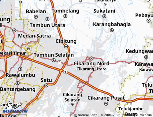 Carte MICHELIN Telagamurni - ViaMichelin