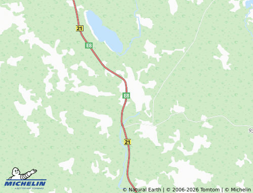 MICHELIN Sieppijärvi map - ViaMichelin
