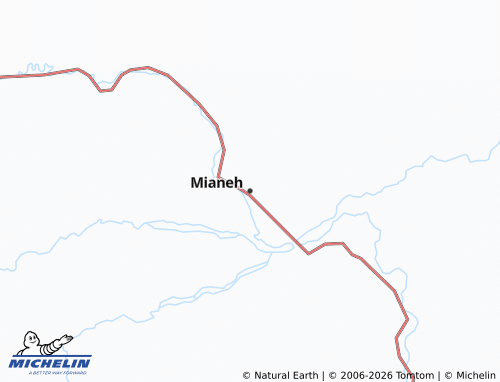 Mappa MICHELIN Mianeh - ViaMichelin