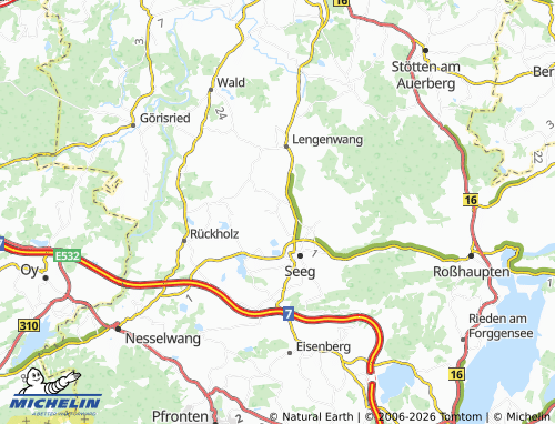 MICHELIN Albatsried map - ViaMichelin