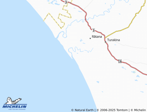 MICHELIN Koitiata map - ViaMichelin