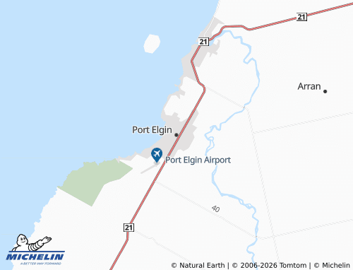 MICHELIN Port Elgin map - ViaMichelin